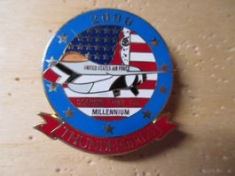 Air Force USA Thunderbirds F 16 Amerika Pin RAR  Millennium