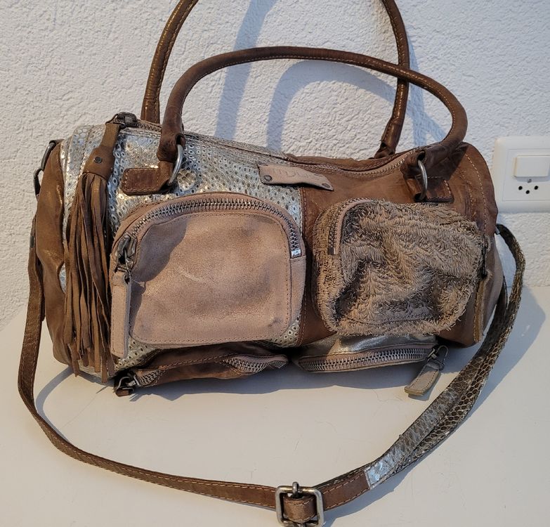 Elegantes Grosse Handtasche Mit Vielen Fchern Bilder