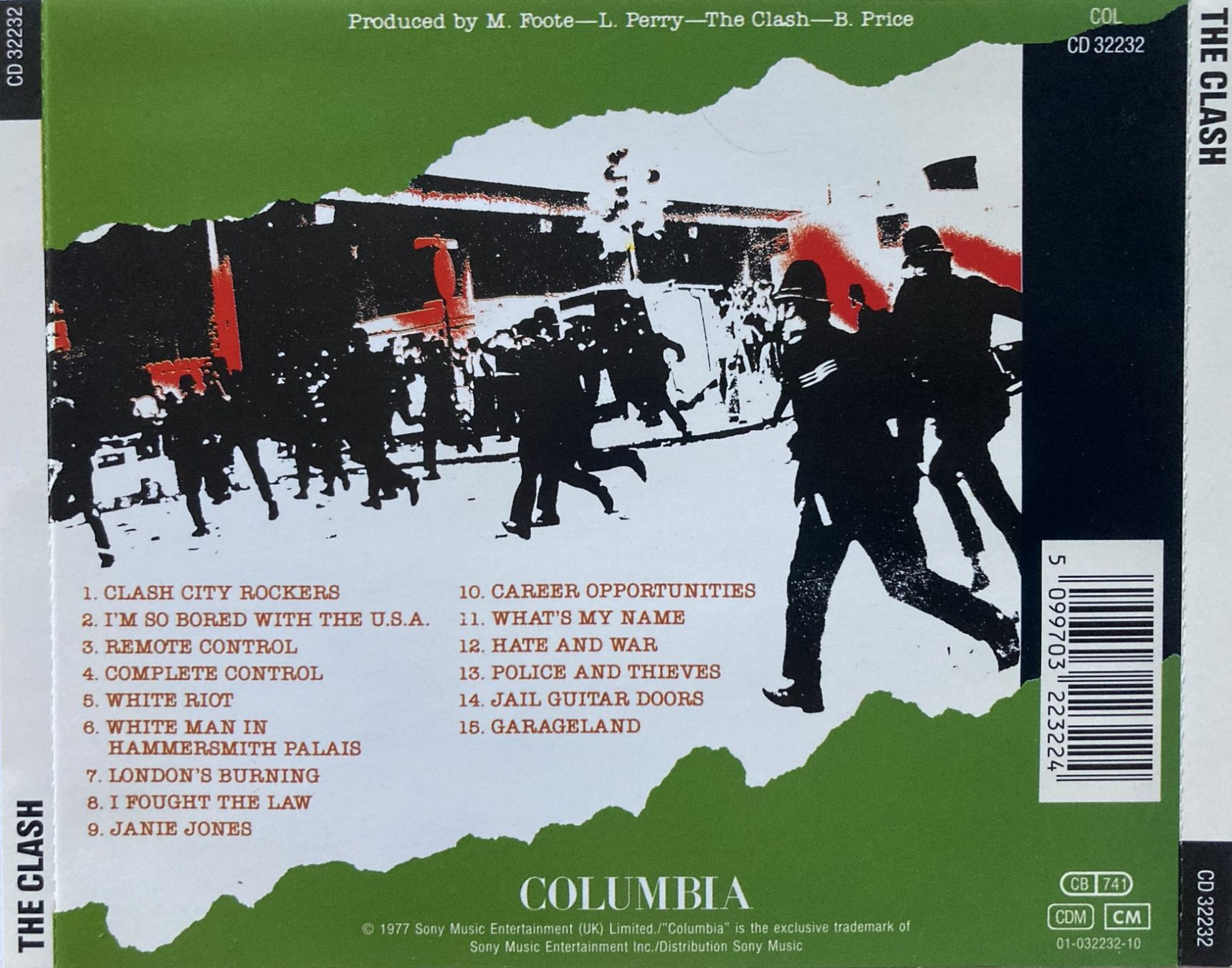 CD: THE CLASH - S/T – Usato da Bottens venduto da hotter-than-hell 1