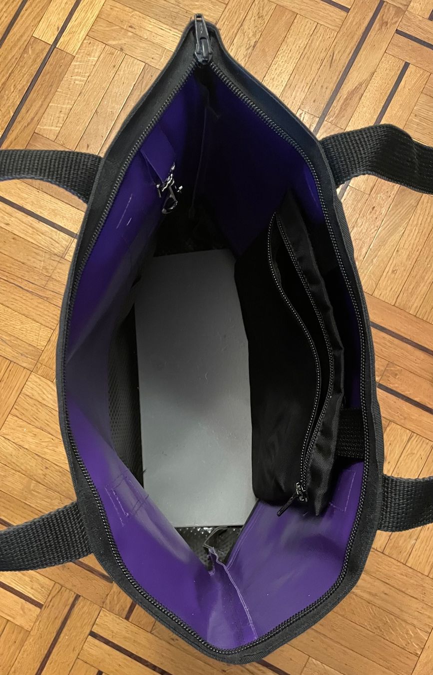 Taschen für Damen: Sac à main violet et noir - Steppenblüte – Gebraucht aus Préverenges von groli_mur 5