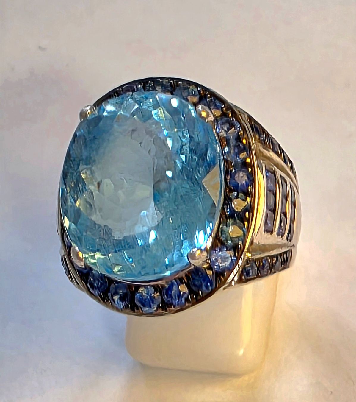 Ringe: Blau Topas Safir Ring – Neu (gemäss Beschreibung) aus Zürich von adriben 8