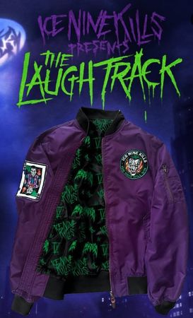 ICE NINE KILLS / INK Joker Bomberjacke Neu Gr.L
