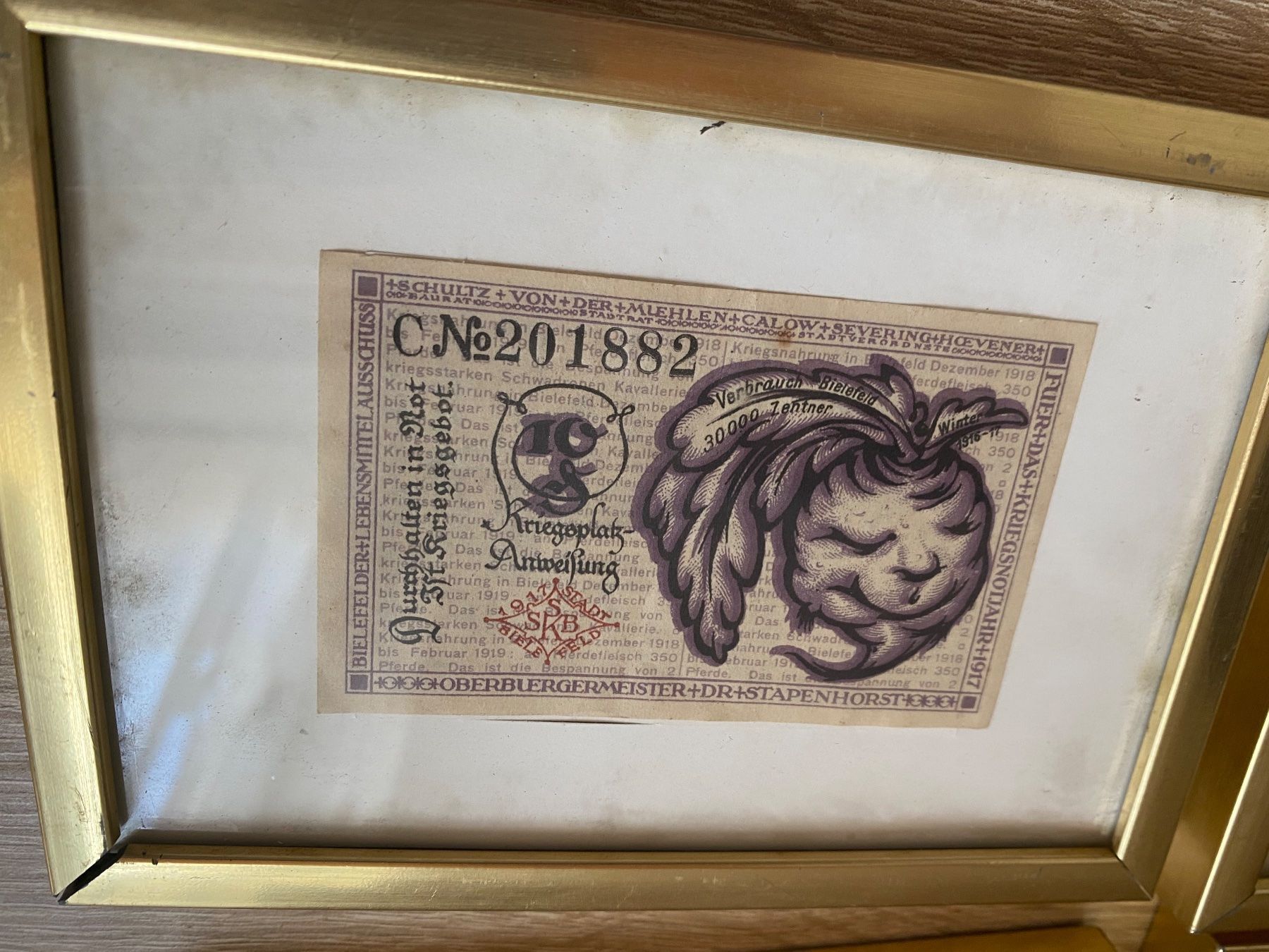 Foto & Immagini: 4 Bilder Deko mit alte Banknoten – Usato da Bösingen venduto da Trigusik 5