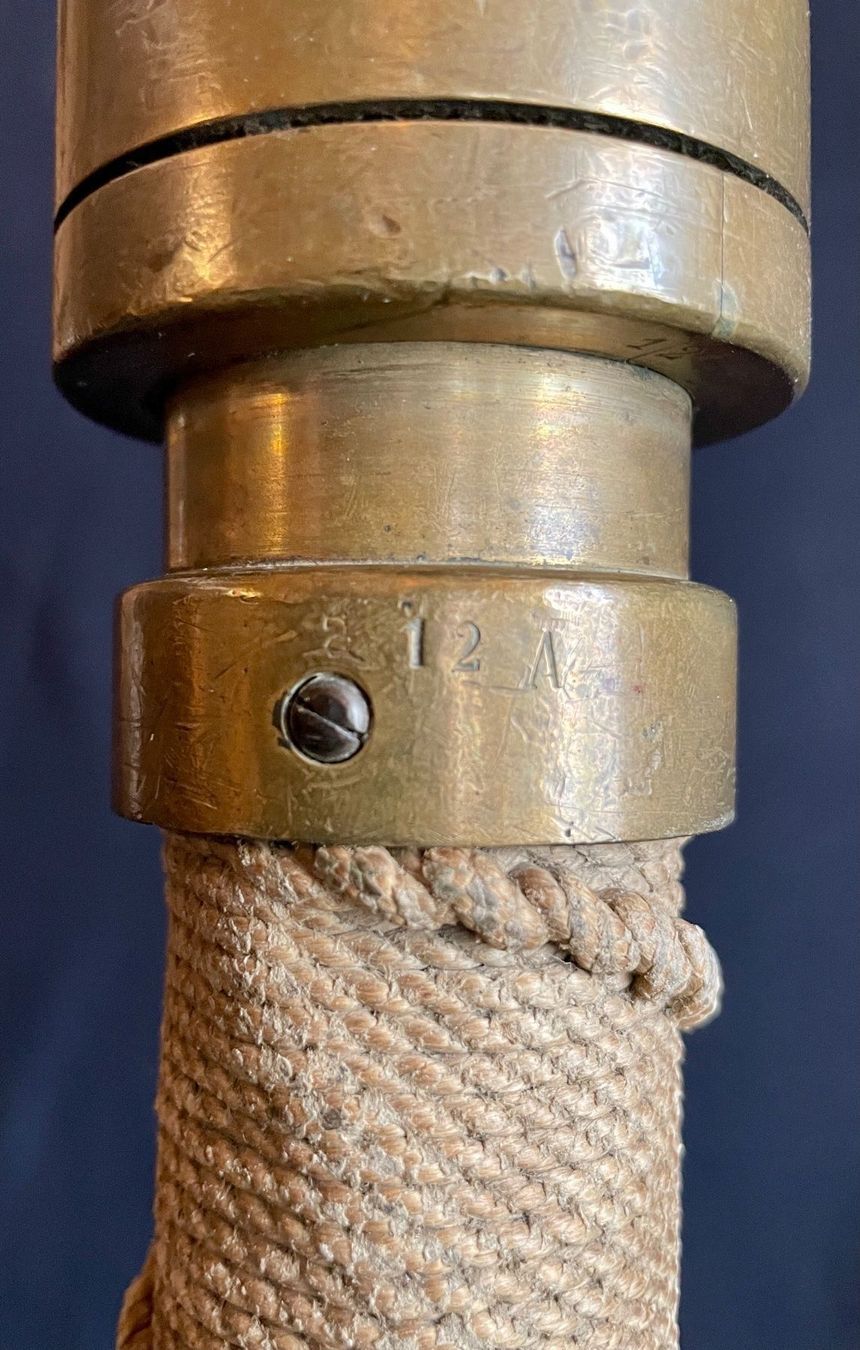 Portacandele: Strahlrohr aus Messing / Berufsfeuerwehr Antik – Usato da Bern venduto da Chraebu2 9
