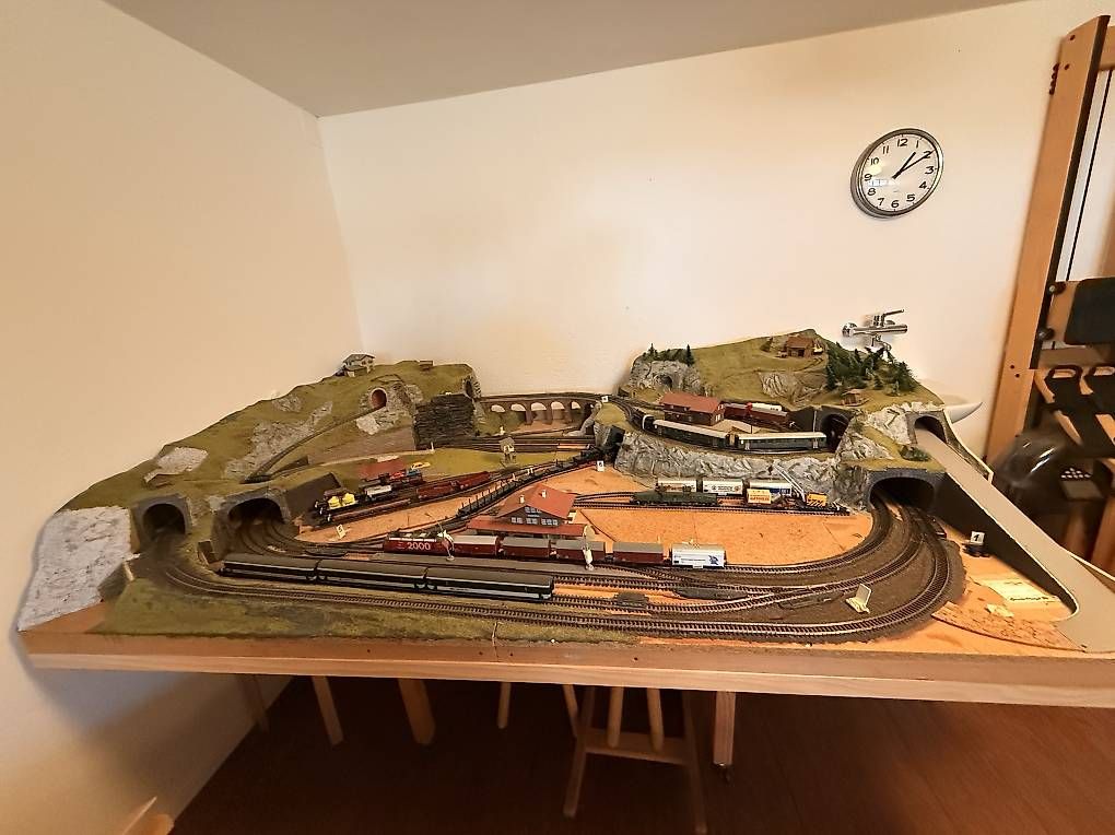 Modellini di ferrovie: Modelleisenbahnanlage – Usato da Zuzwil SG venduto da Linbaba80