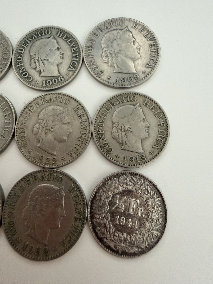 Alle Münzen: Schweizer Geld 10-20-50  – Gebraucht aus Neuhausen von Cartier22 5