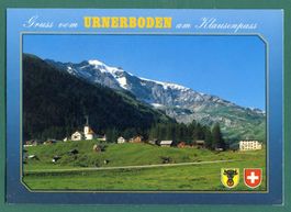 Gruss vom Urnerboden am Klausenpass, ca. 1977, ungelaufen