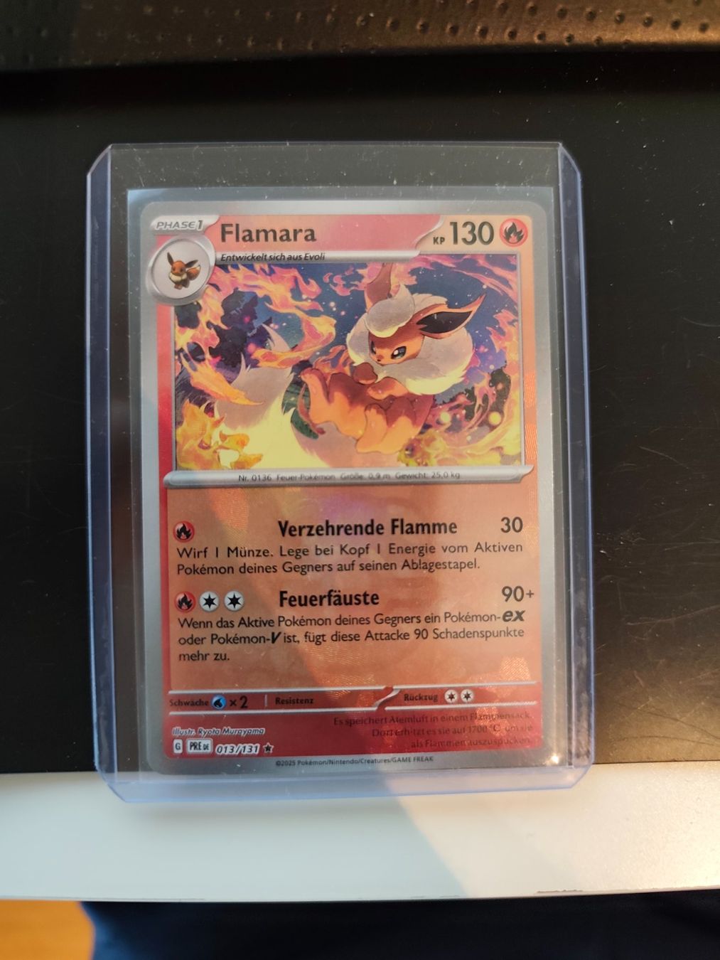 Pokémon Carte collezionabili: Flamara DE PRE Meisterball – Nuovo (secondo la descrizione) da Ennetbürgen venduto da andivr87