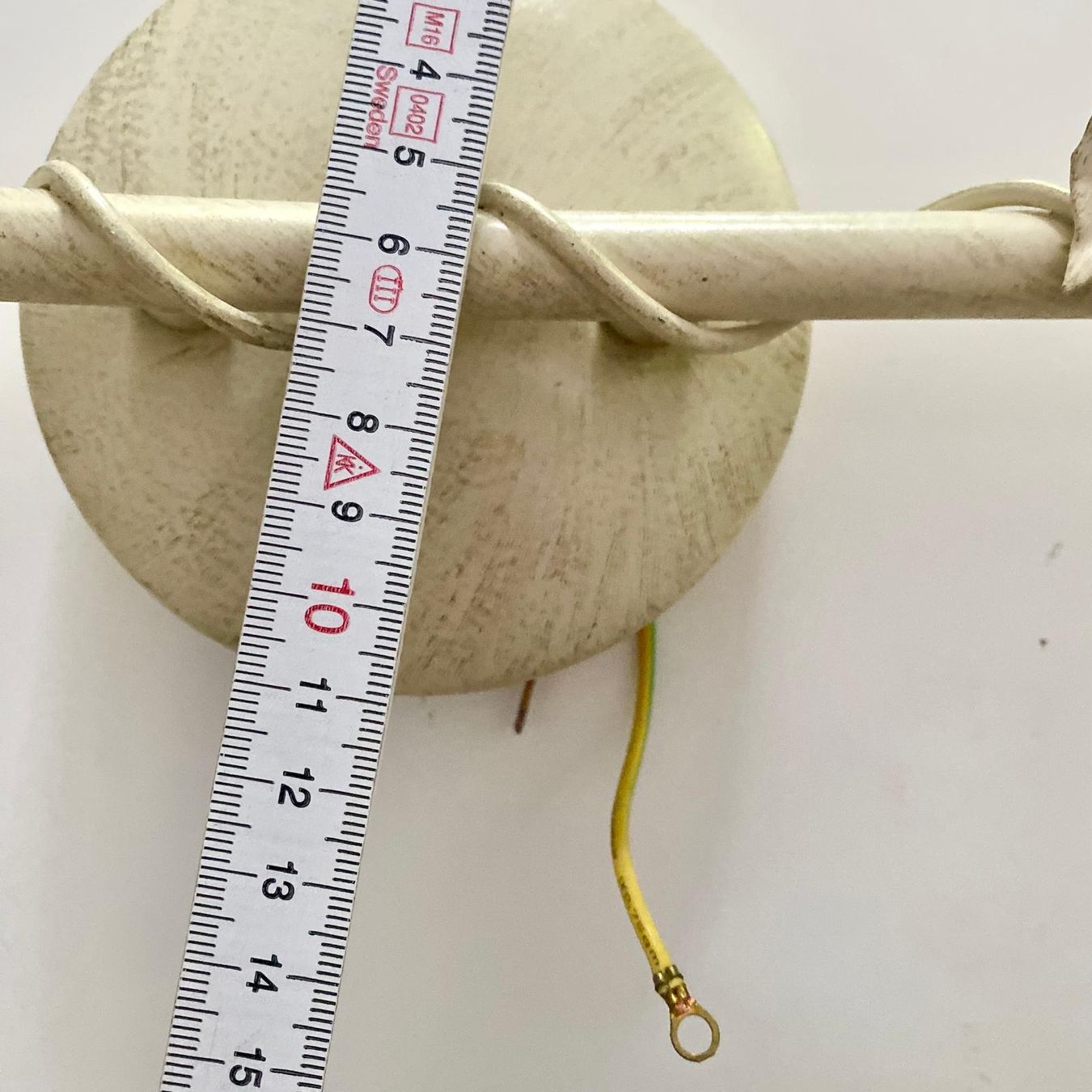 Lampadari & plafoniere: Antike Wandlampe mit Blumenmuster - Florentiner Stil – Usato da Krauchthal venduto da SamsPuce 4