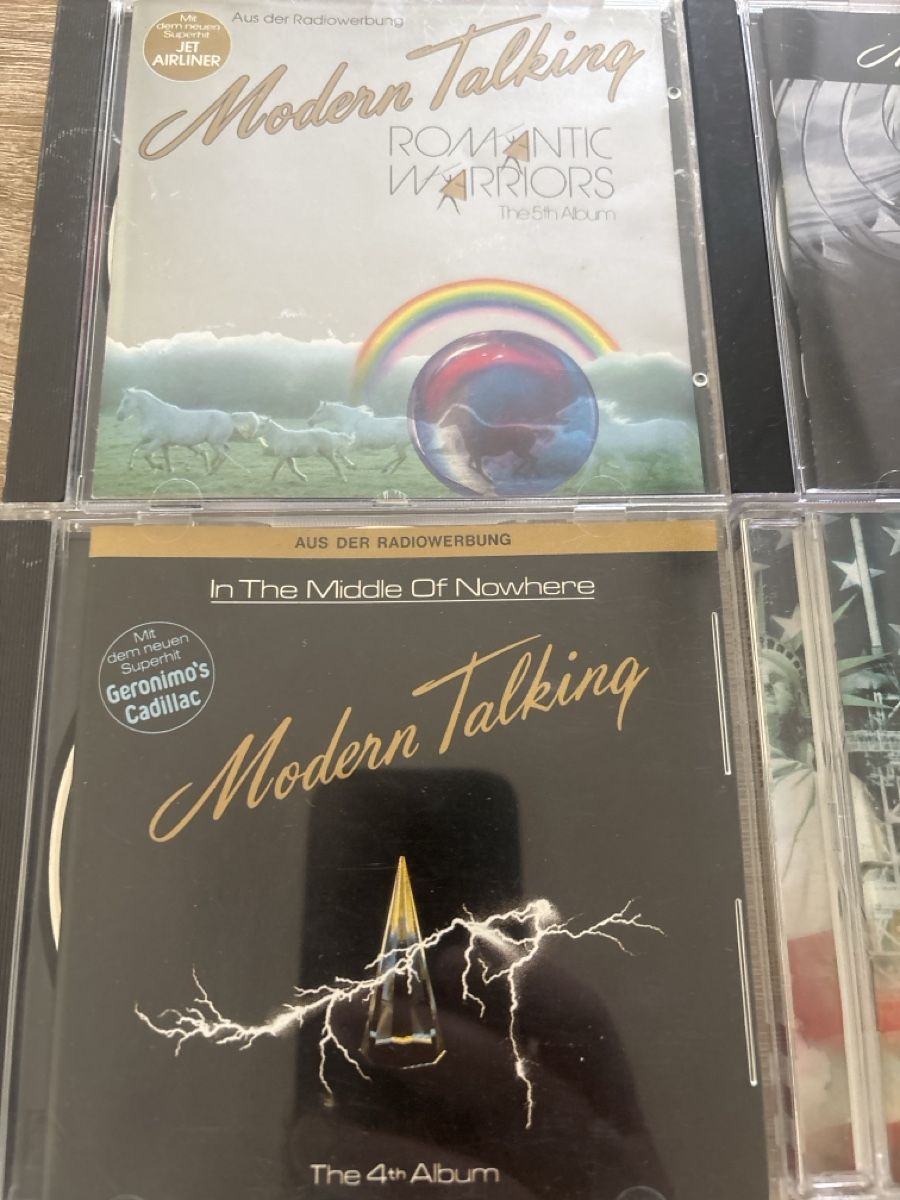 CD: Modern Talking 4 CDs Romantic Warriors Alone America In Midd – Usato da rheineck venduto da Neshi06 2