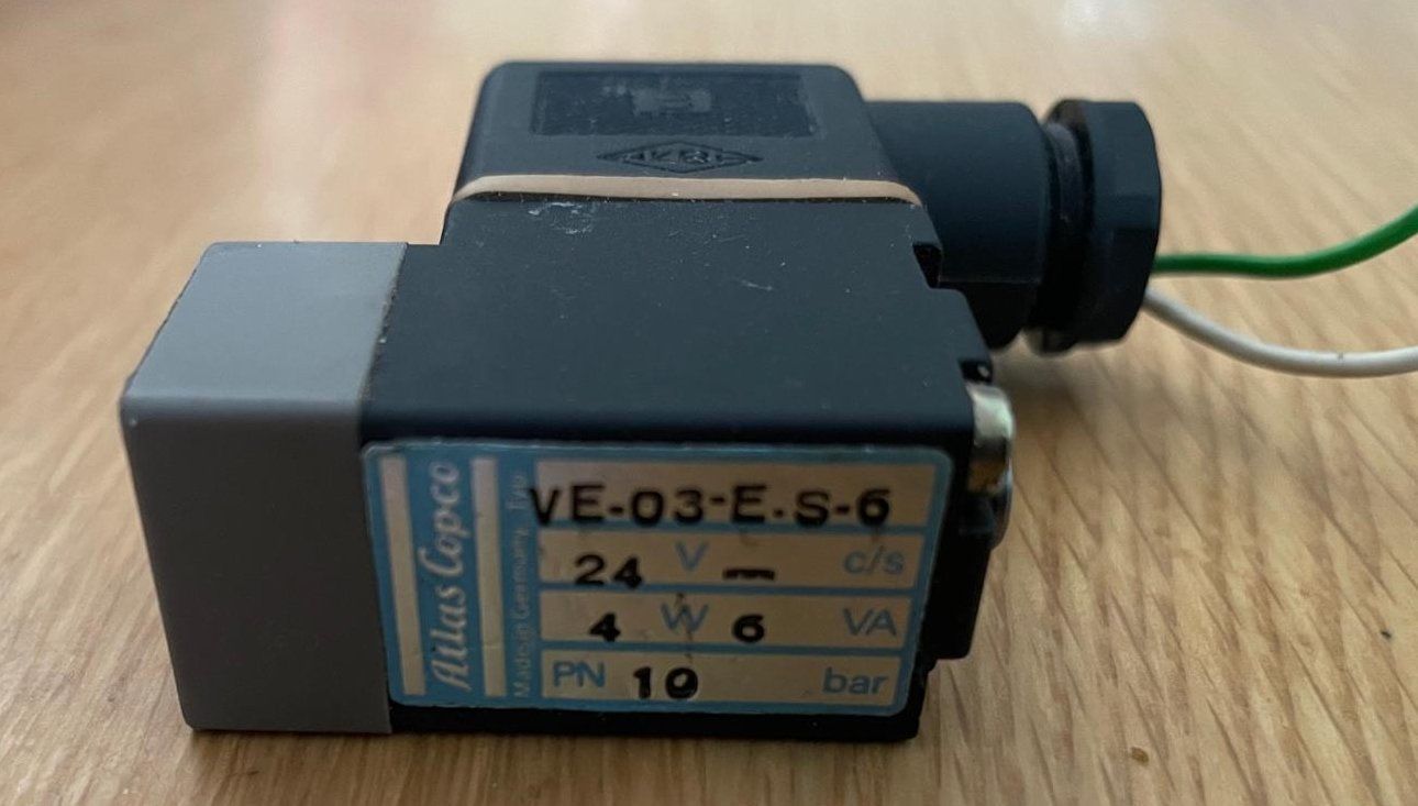 Atlas Copco Altro per industria metallurgica: Magnetventil Atlas Copco Typ VE-03-ES-6 – Usato da Schaffhausen venduto da Jove1 1