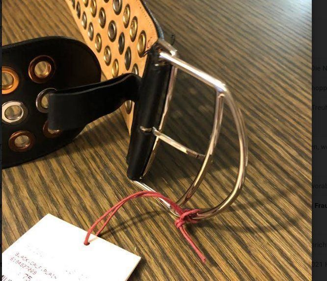 Bally Gürtel: Bally Leder Gürtel mit ÖsenGürtel  75 cm – Neu und originalverpackt aus Volketswil von praxis12 3