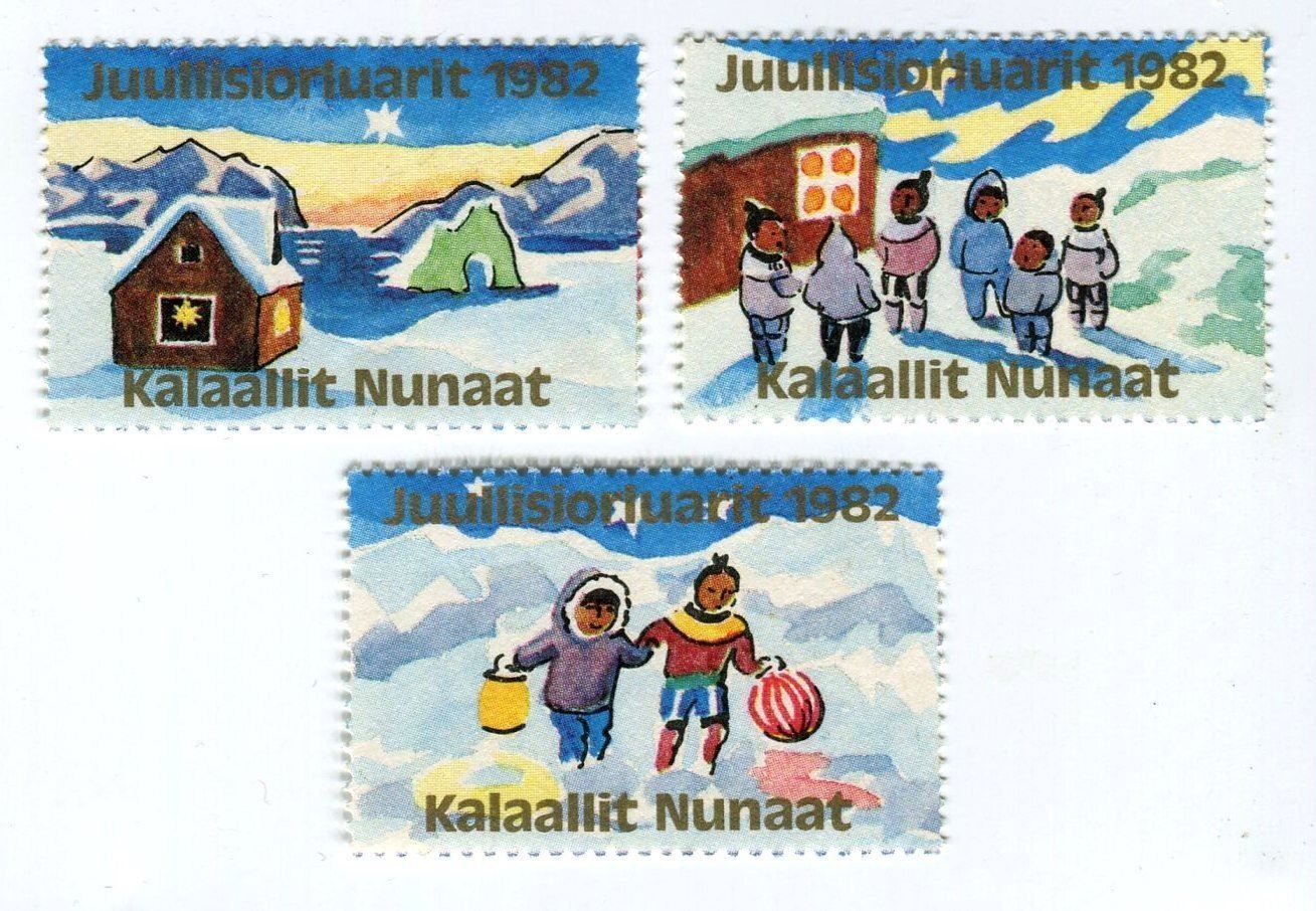 Tutti i francobolli: Briefmarken "Weihnachten". Grönland. – Nuovo e nell'imballaggio originale da Basel venduto da Butsch5