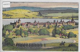 Bat. 142 - Künstlerkarte E. Moos - Litho