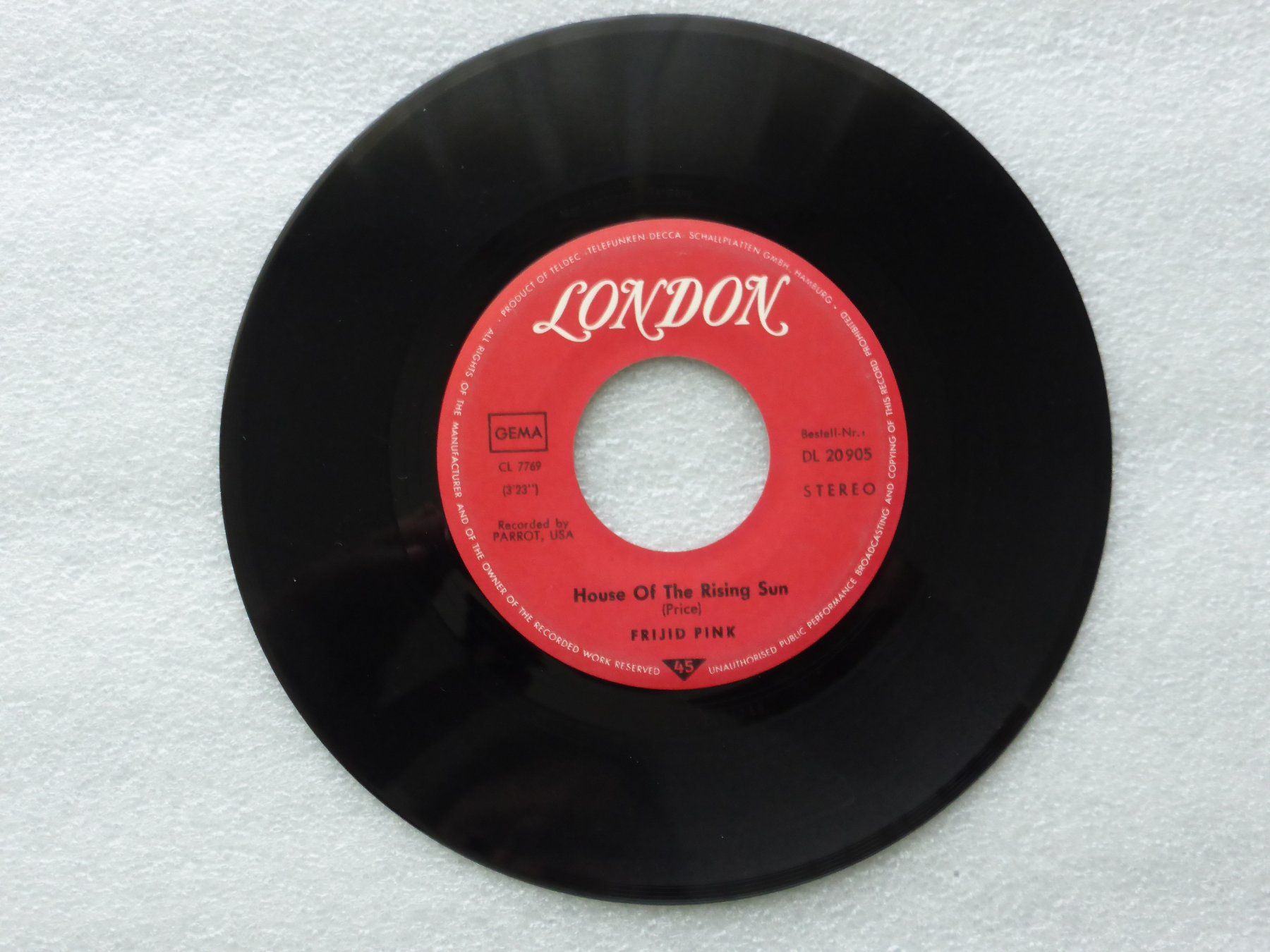 Dischi in vinile: Vinyl Single  FRIJID PINK – Usato da Küssnacht am Rigi venduto da Mondkinder 1