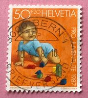 Nr.J 304 Kriechendes Kind Pro Juventute GESTEMPELT 1987  