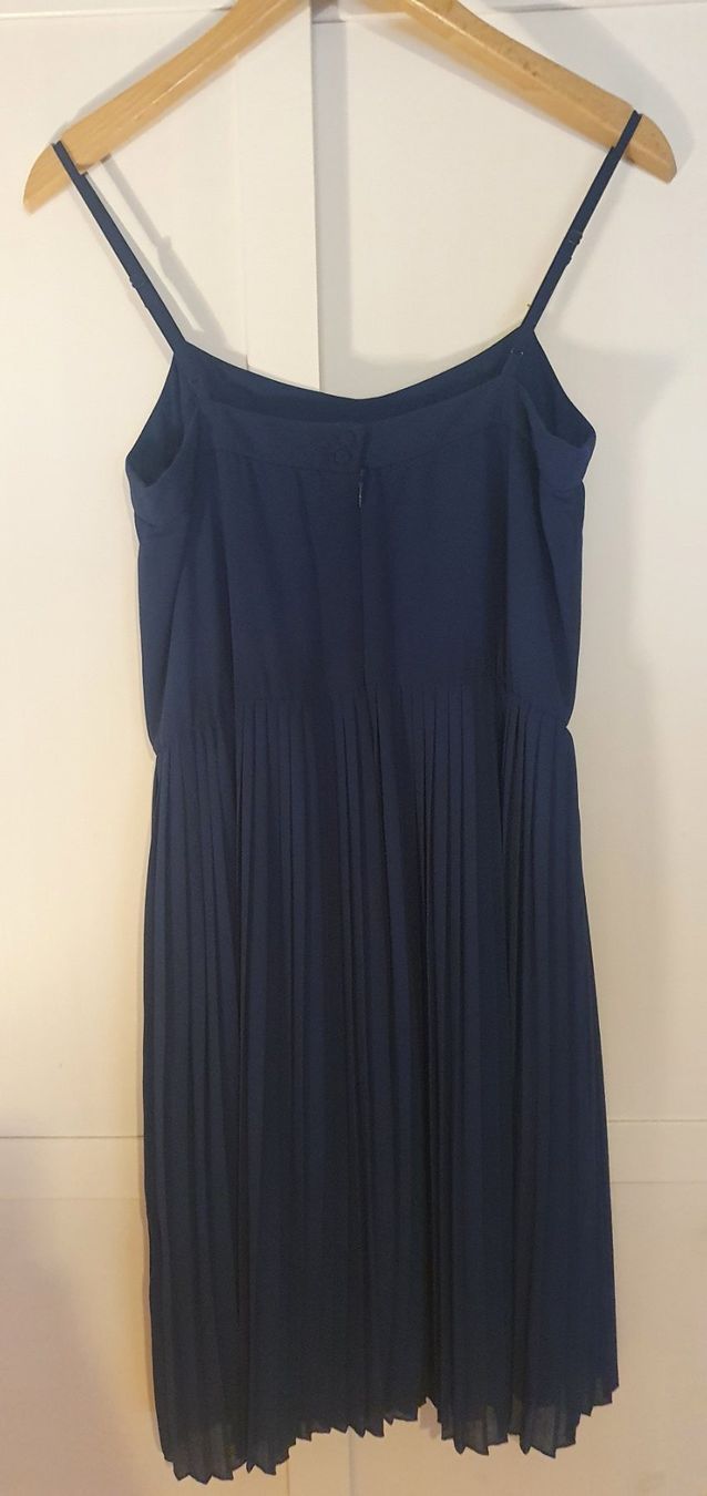 Mint & Berry Kleider: Dunkelblaues Plissee Kleid – Neu (gemäss Beschreibung) aus Hüttlingen von Thurgi85 2