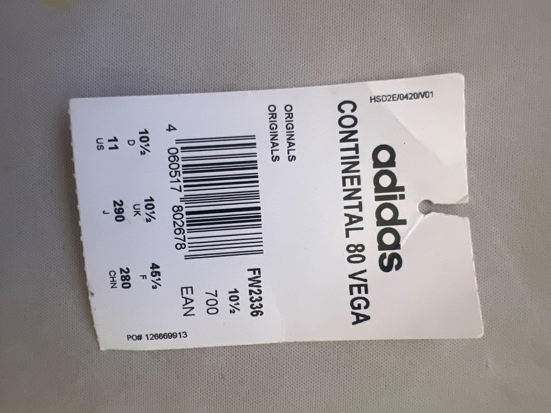 Adidas Herrenschuhe: ADIDAS CONTINENTAL 80 VEGA – Neu und originalverpackt aus Genève von mac_6rtj 4