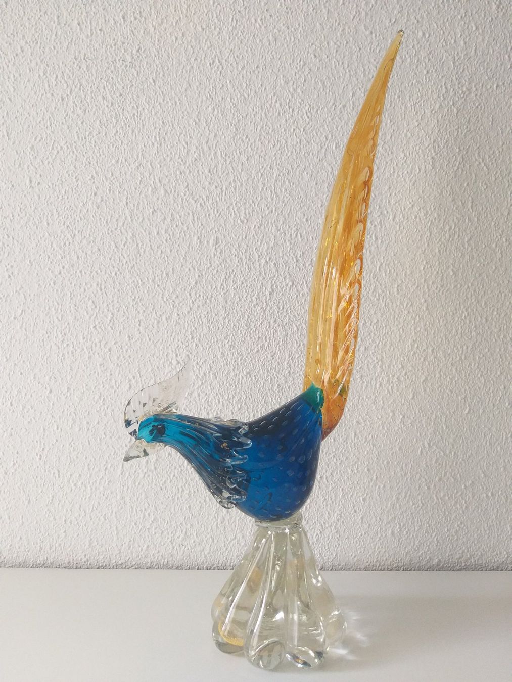 Murano Statuette: MURANO véritable coq en verre de Murano et or – Usato da Cossonay-Ville venduto da Les_1001_perles