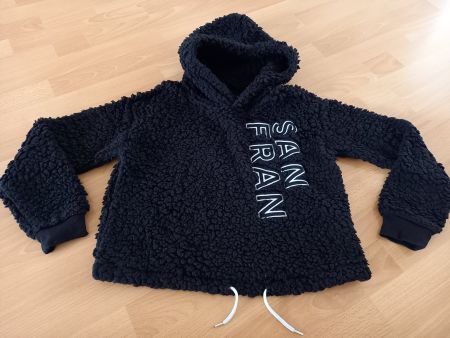 Schwarzer Kapuzenpullover in Grösse 146/152 von H&M
