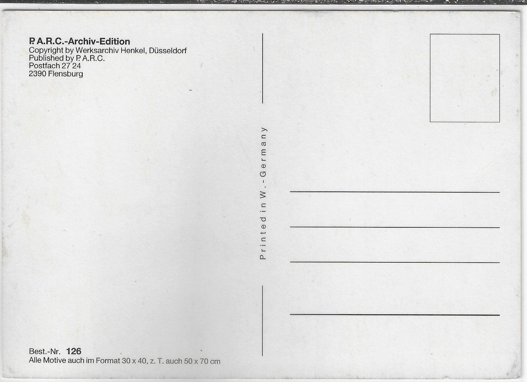 Cartes postales: Für alle Wäsche Persil Waschmittel – D'occasion à Ettingen par Kartenplanet 1