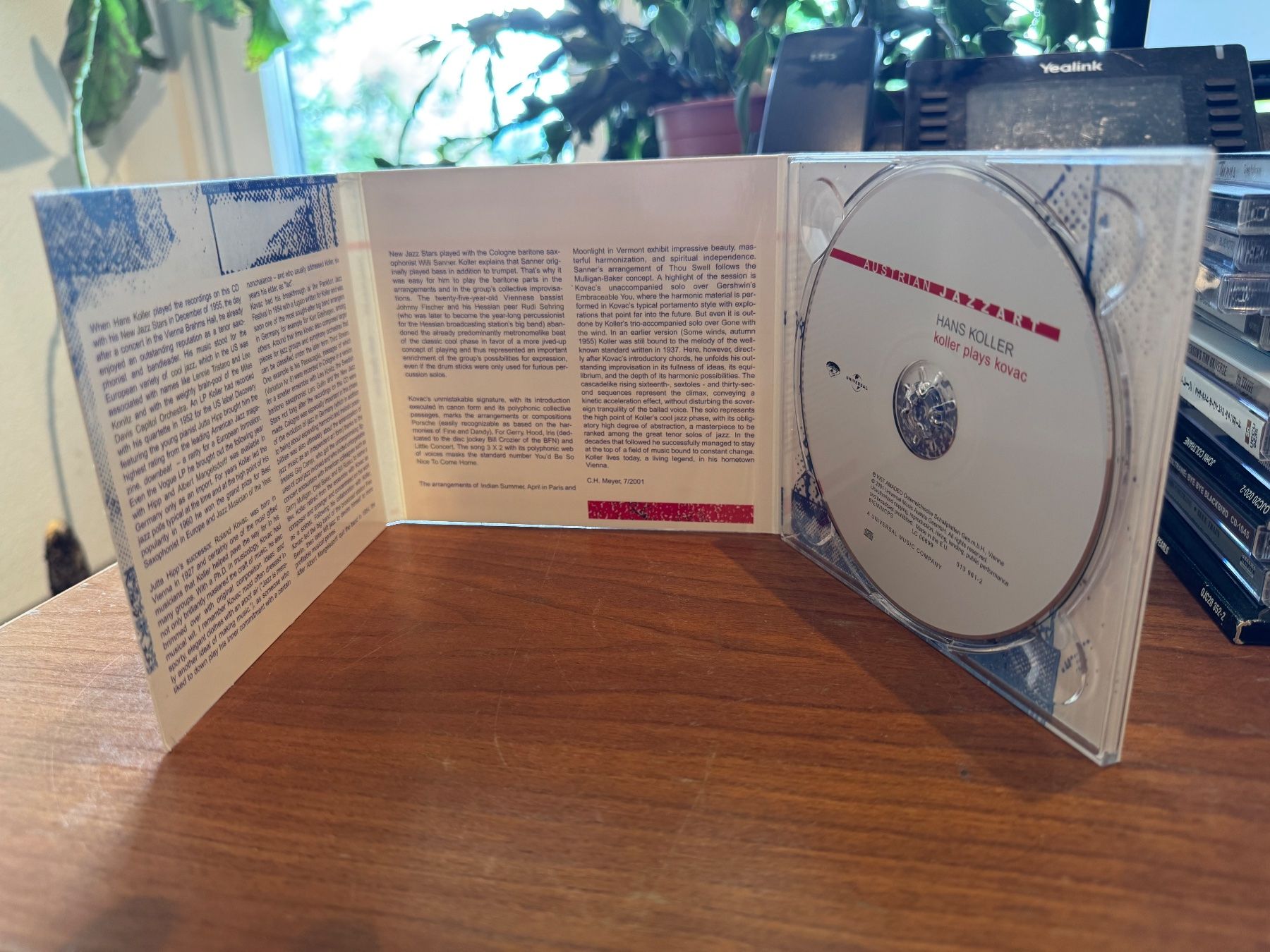 CD: Hans Koller - Koller Plays Kovac - KA01A – Nuovo (secondo la descrizione) da Küsnacht ZH venduto da JazzRecords 2