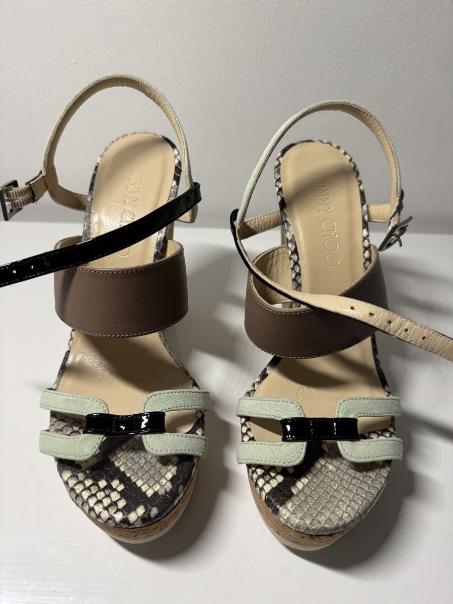 Jimmy Choo Scarpe da donna: Jimmy Choo wedge sandals – Usato da Lugano venduto da fla_gk6h