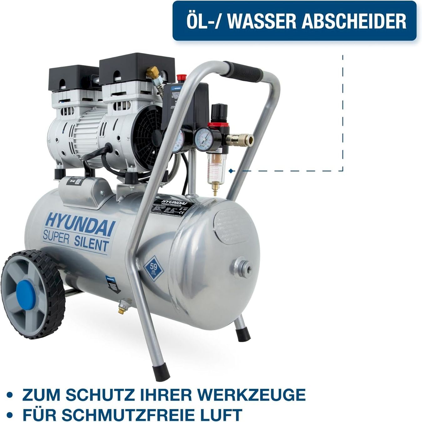 Compresseurs: HYUNDAI Silent Kompressor SAC55752 – Neuf avec emballage d'origine à Bottighofen par zaap 2