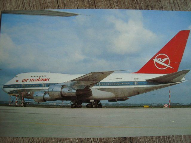 Ansichtskarten: Air Malawi B747SP-44 7Q-YKL – Neu und originalverpackt aus Thun von Abigboss