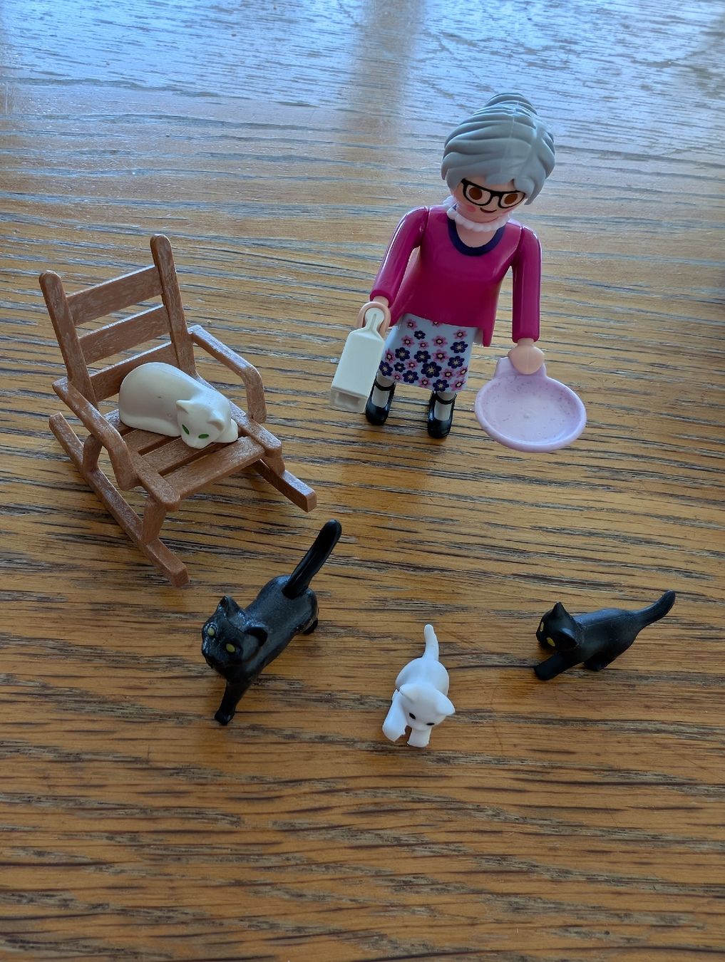 Playmobil Giocattoli: Playmobil Special Plus 71172, Oma mit Katzen – Usato da Wädenswil venduto da HummerZH 1