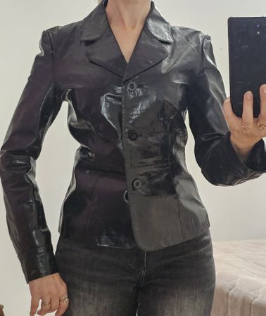 Lederjacke 