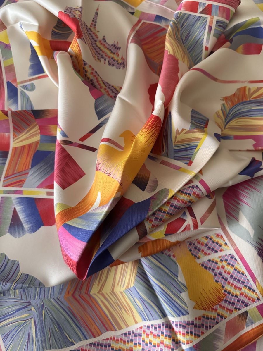 Hermès Foulard & Sciarpe: Hermès carré 90 Marble WoW  – Nuovo e nell'imballaggio originale da Genève venduto da Allisgood 8
