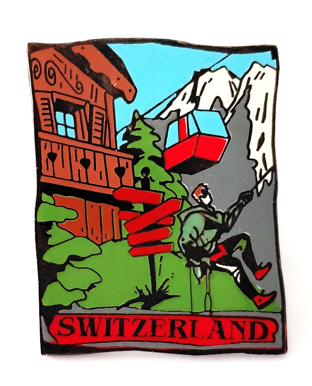Placchette & Badge: PIN Switzerland – Usato da Luzern venduto da qualifair