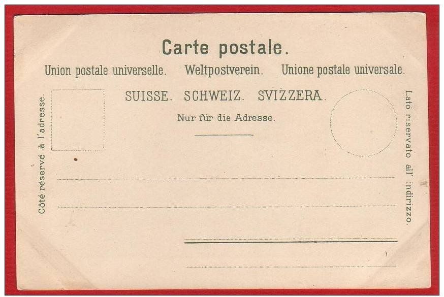 Cartoline postali: MEGLISALP, LITHO – Usato da Grüningen venduto da Kartenlaube 1