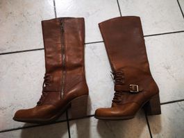 Timberland Leder Damenstiefel Gr. 41.5 braun