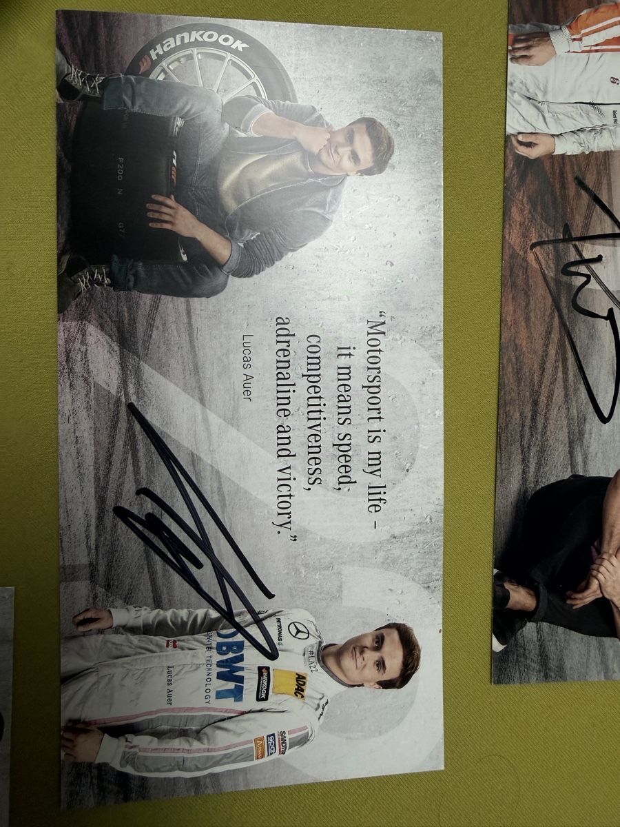Autografi: DTM 2016 Unterschriften – Nuovo (secondo la descrizione) da Wangen SZ venduto da cal_vp8g 1