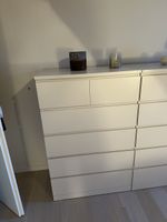 praktische IKEA Malm Kommode mit sechs Schubladen (weiss)