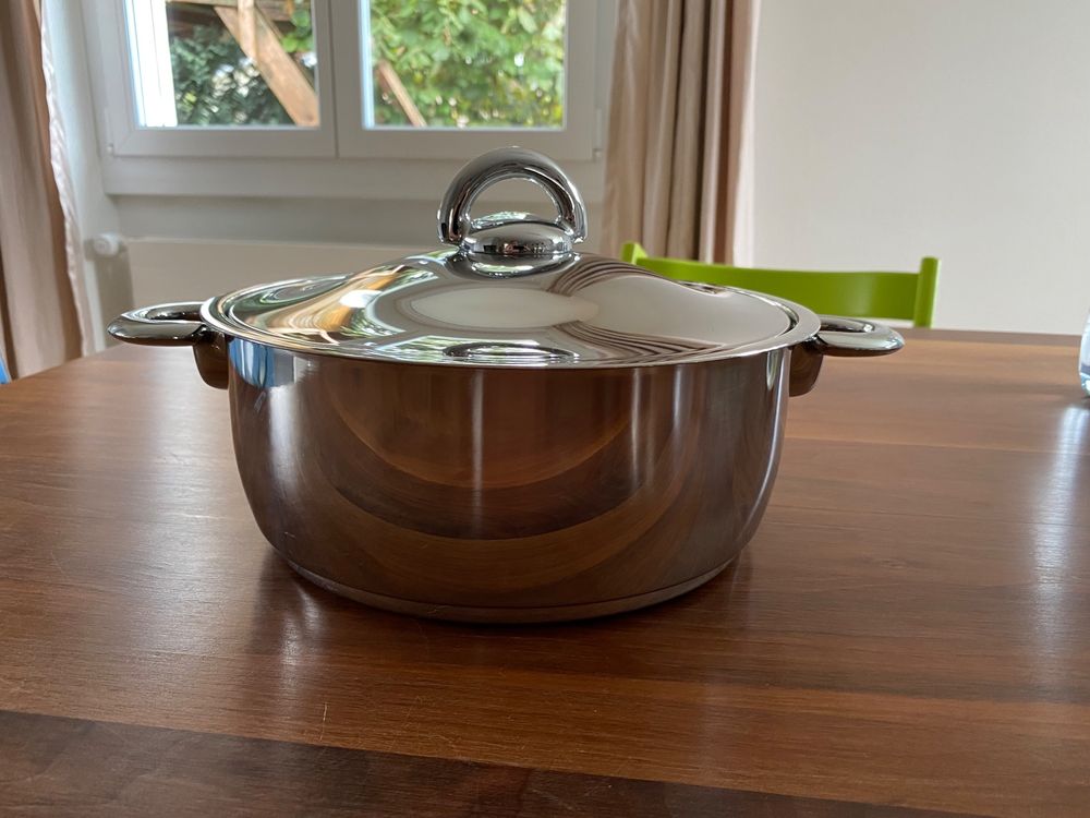 Lot Casseroles Kuhn Rikon Durotherm Inox Fabrication Suisse - Occasion