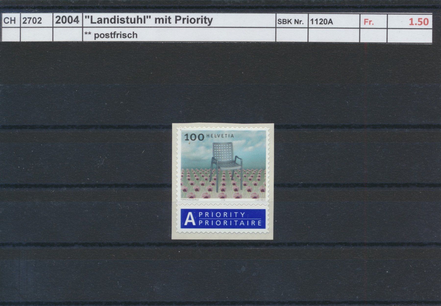 Tutti i francobolli: 2004 "Landistuhl" - mit Priority, ** postfrisch – Nuovo (secondo la descrizione) da Winterthur venduto da Zupogeru