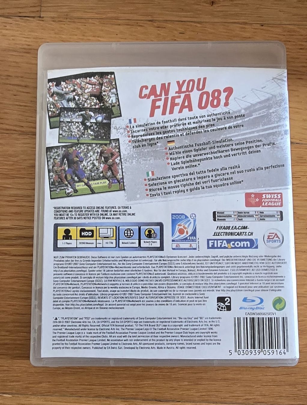 Giochi: FIFA 08 sur PS3 - Jeu de football – Usato da Genève venduto da MariaS2 3