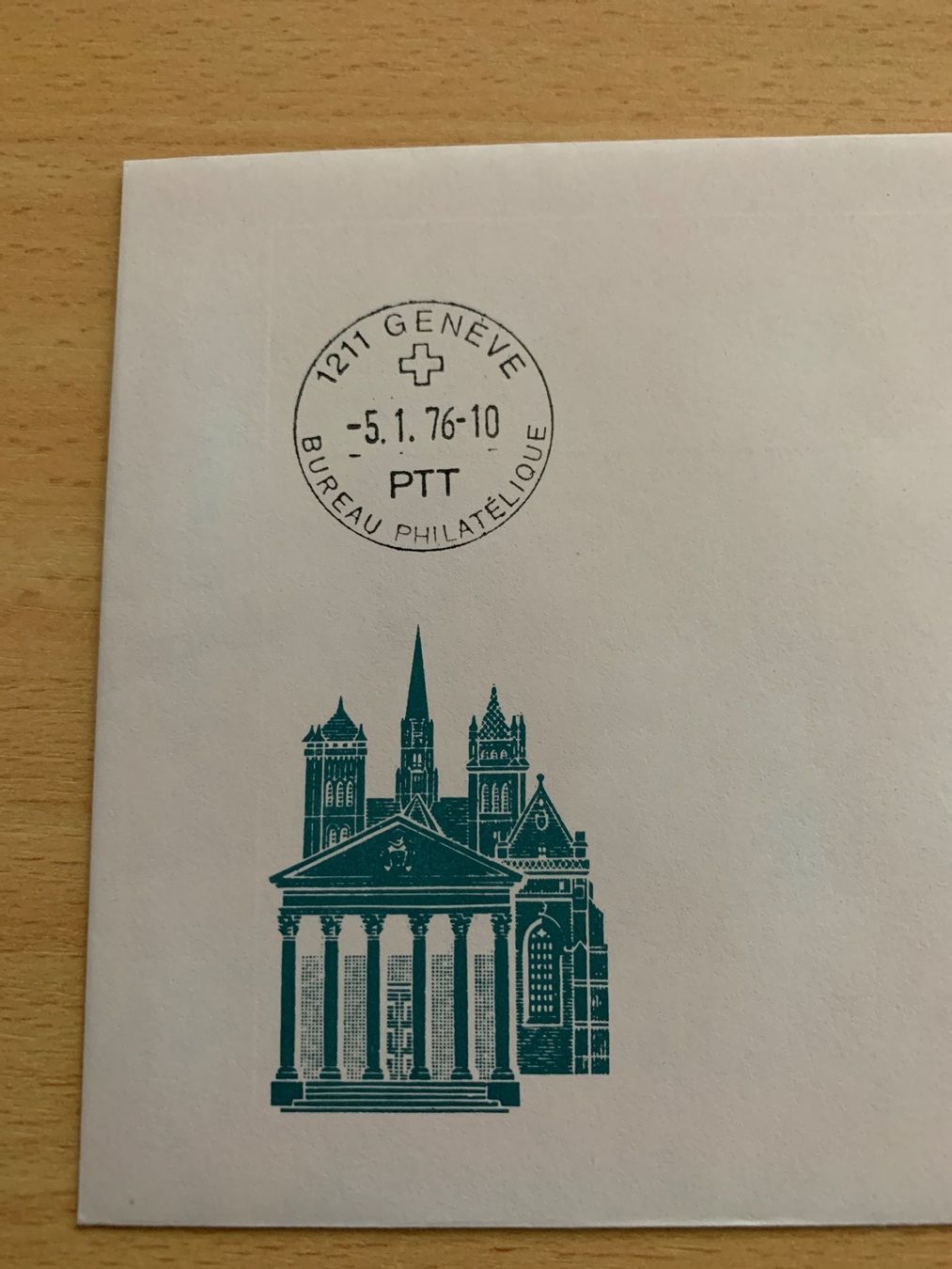 Tutti i francobolli: PTT Ersttagsbrief Genf St. Pierre 5.1.1976 – Usato da Ibach venduto da lisch3 1