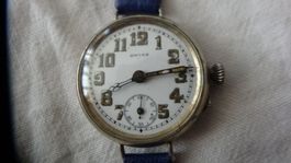 SWISS SECONDEN CHRONO HEREN UHR.HANDAUF. NICHT LÄÜFT-35X38MM