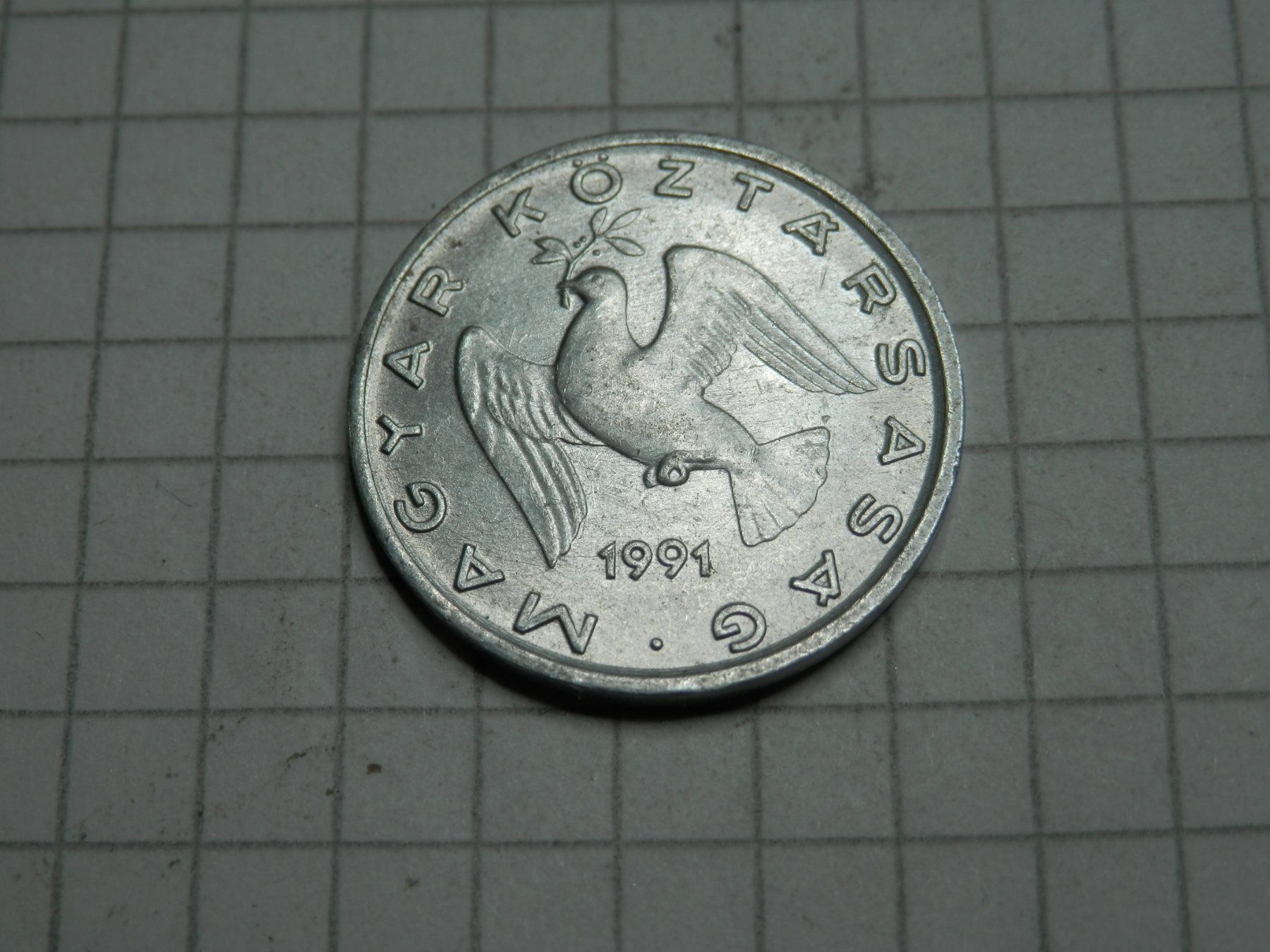 Alle Münzen: Ungarn 10 Filler, 1991 – Gebraucht aus Weiach von weiach81