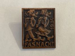 Basler Kupfer-Fasnachtsplakette 1934