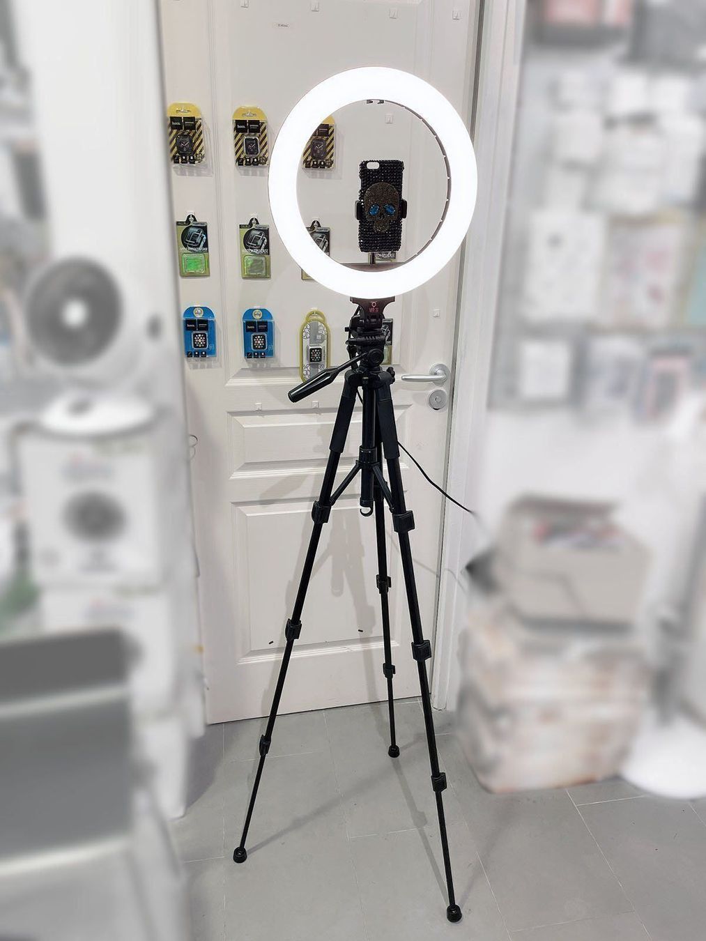 Lampen: lampe selfie 36cm avec trépied et remote – Neu und originalverpackt aus Morges von DigiAC