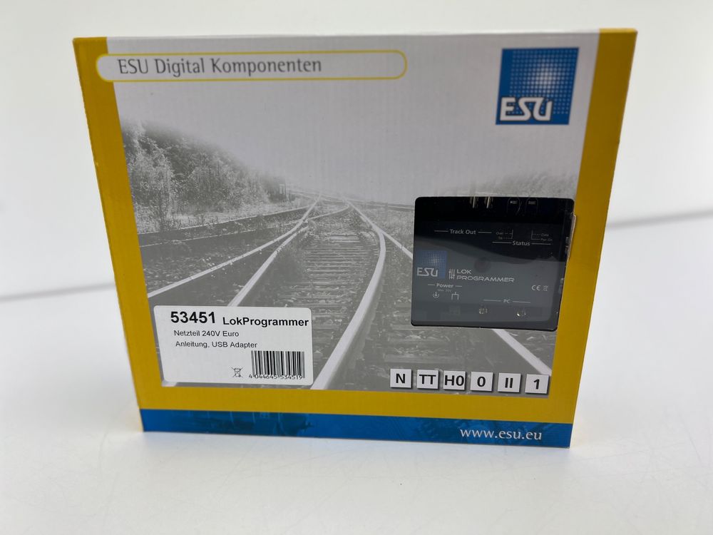 ESU 53451 – Kit De Programmateur Lok – Processeur 32 Bits, Son Hi-Fi, Compatible DCC, Motorola, Selectrix