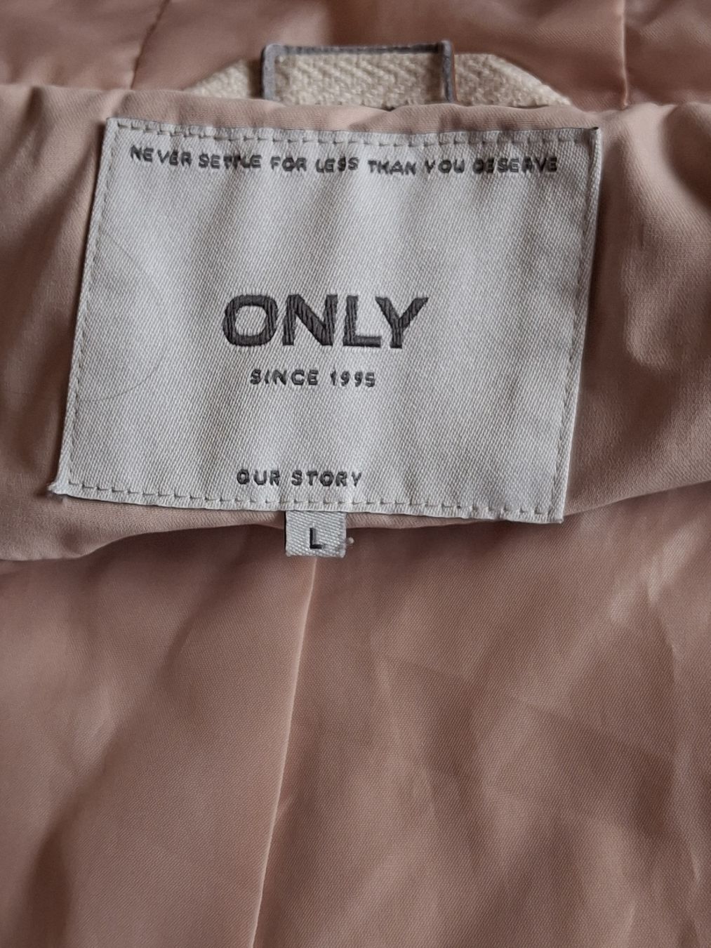 Only Vestes: Blouson à capuche marque ONLY rose pastel taille L  – D'occasion à Villiers par san_jn5w 5