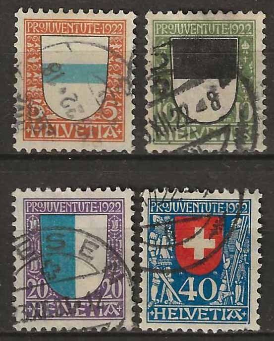 Tutti i francobolli: PJ022 - Pro Juventute 1922 obl. – Usato da Trélex venduto da Phil_Albert
