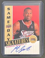 NBA Marreese Speights 2008 Upper Deck Same Day Auto on Card