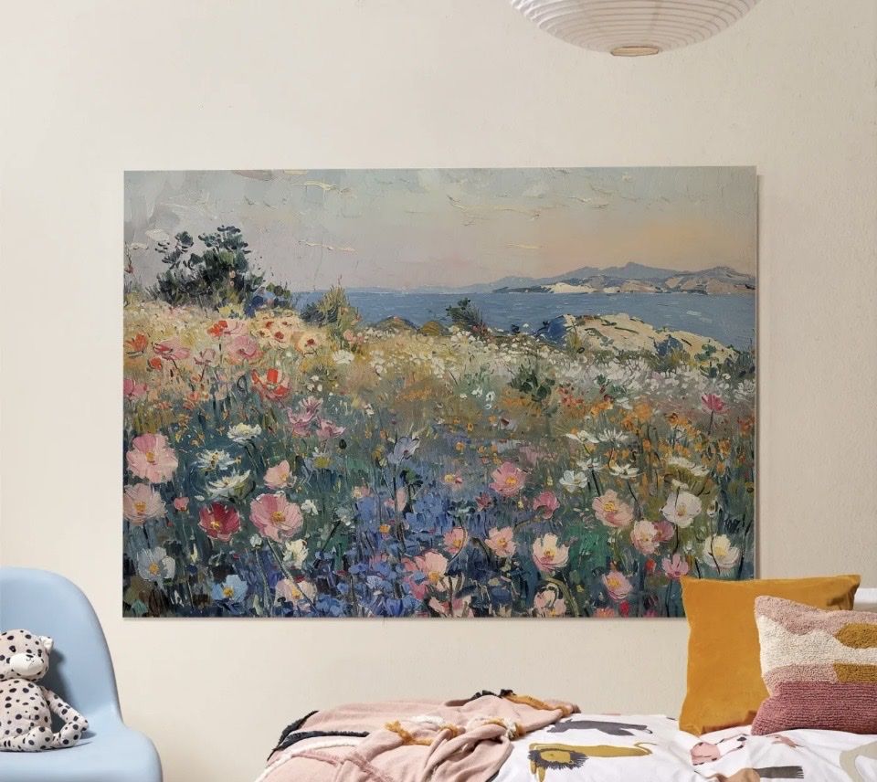 Foto & Immagini: Leinwand Wildblumen Pastell Impressionismus – Nuovo e nell'imballaggio originale da Winterthur venduto da sal_7b9t